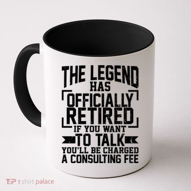 The Legend Has Officially Retired Coffee Mug