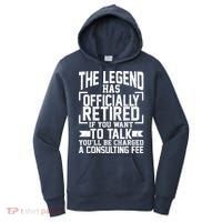The Legend Has Officially Retired Women's Hoodie thumb 0