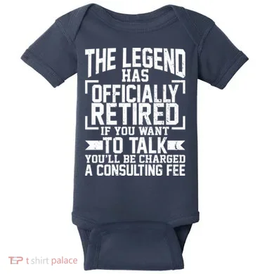 The Legend Has Officially Retired Baby Bodysuit