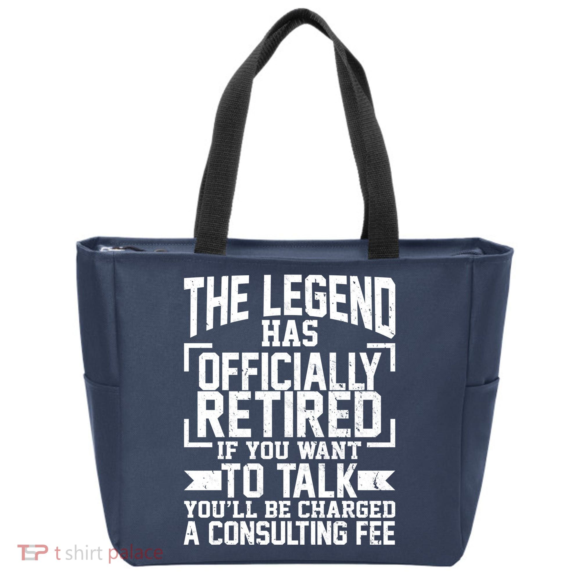 The Legend Has Officially Retired Tote Bag