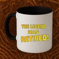 The Legend Has Retired Coffee Mug thumb 2