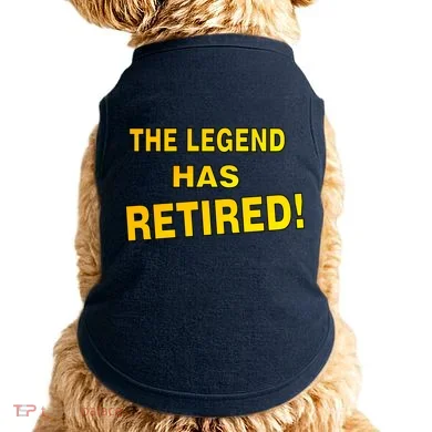 The Legend Has Retired Doggie Tank