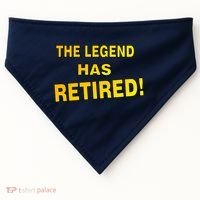The Legend Has Retired USA-Made Doggie Bandana thumb 0