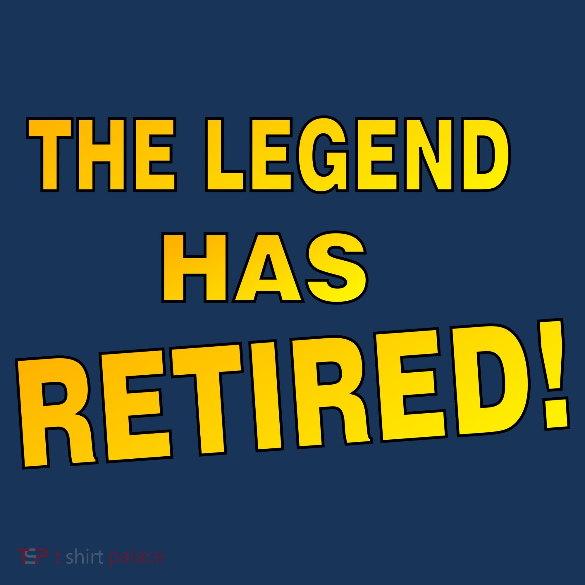 The Legend Has Retired Apron