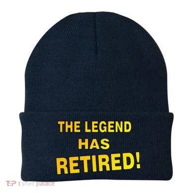 The Legend Has Retired Beanie