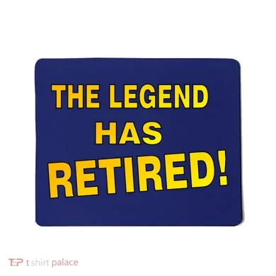 The Legend Has Retired Mousepad