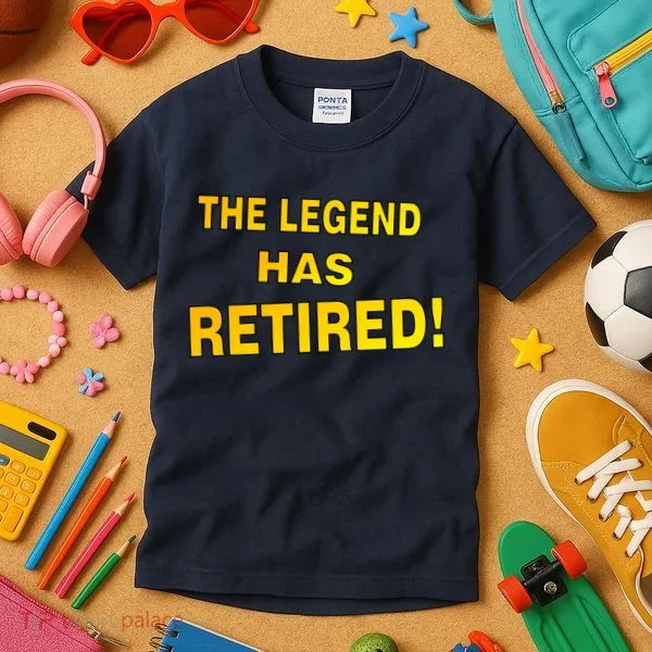 The Legend Has Retired Kids T-Shirt