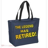 The Legend Has Retired Tote Bag thumb 2