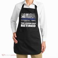 The Legend Has Retired Blue Thin Line Apron thumb 2