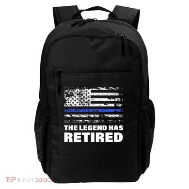 The Legend Has Retired Blue Thin Line Backpack