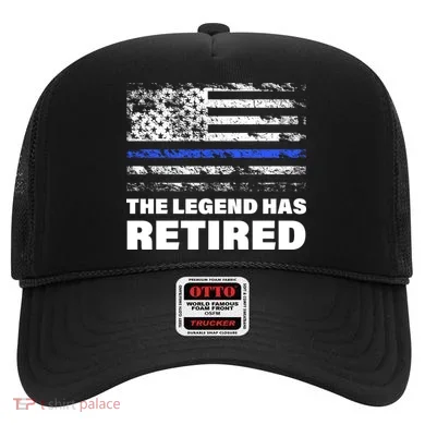 The Legend Has Retired Blue Thin Line Hat