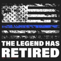 The Legend Has Retired Blue Thin Line Hat thumb 2
