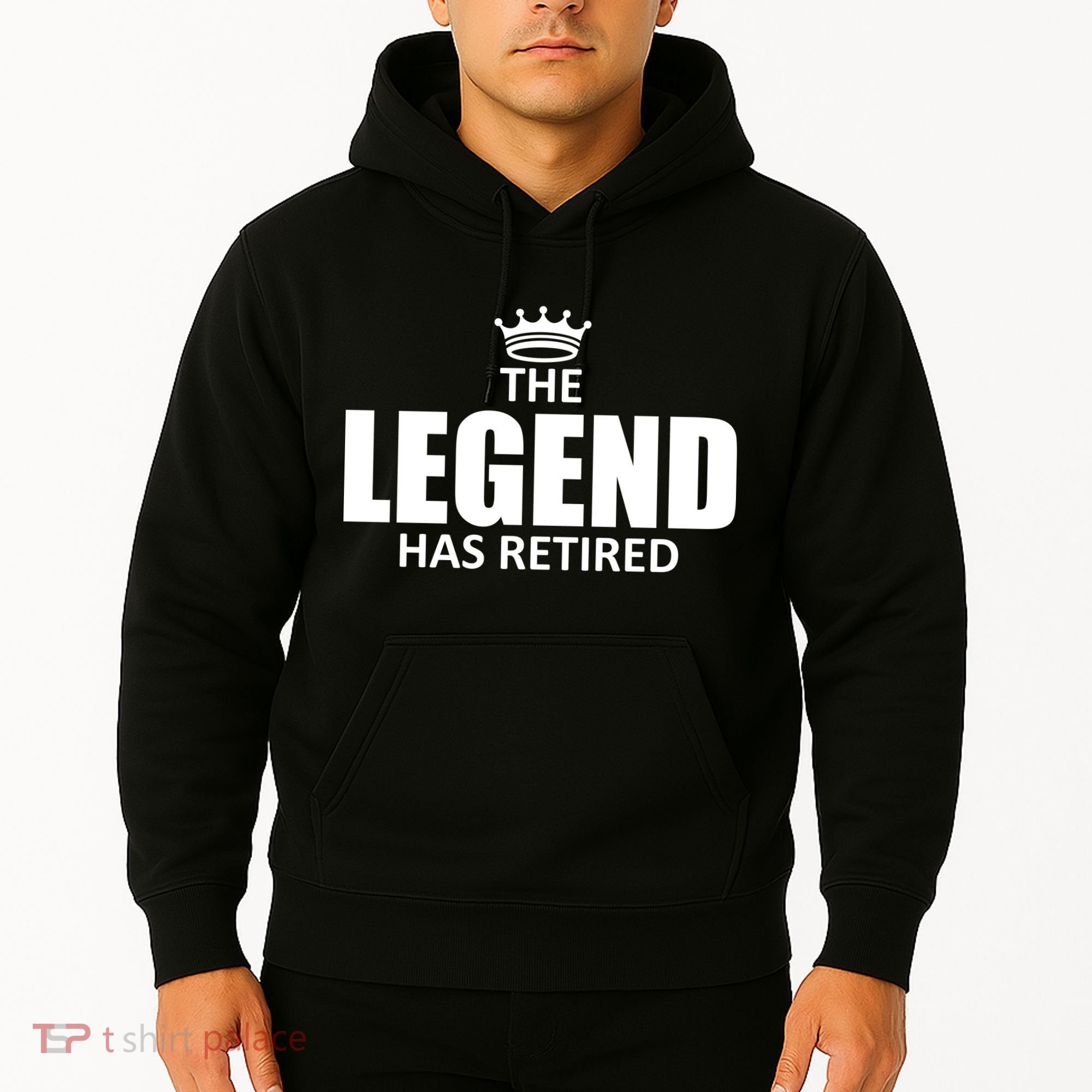 The Legend Has Retired Crown Hoodie