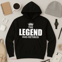 The Legend Has Retired Crown Hoodie thumb 3