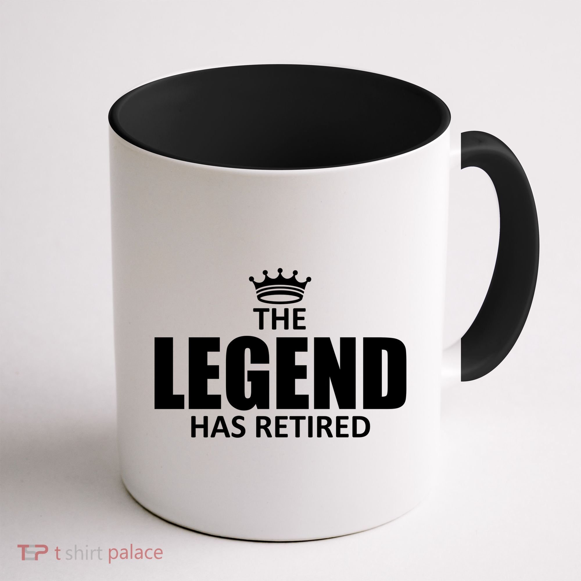 The Legend Has Retired Crown Coffee Mug