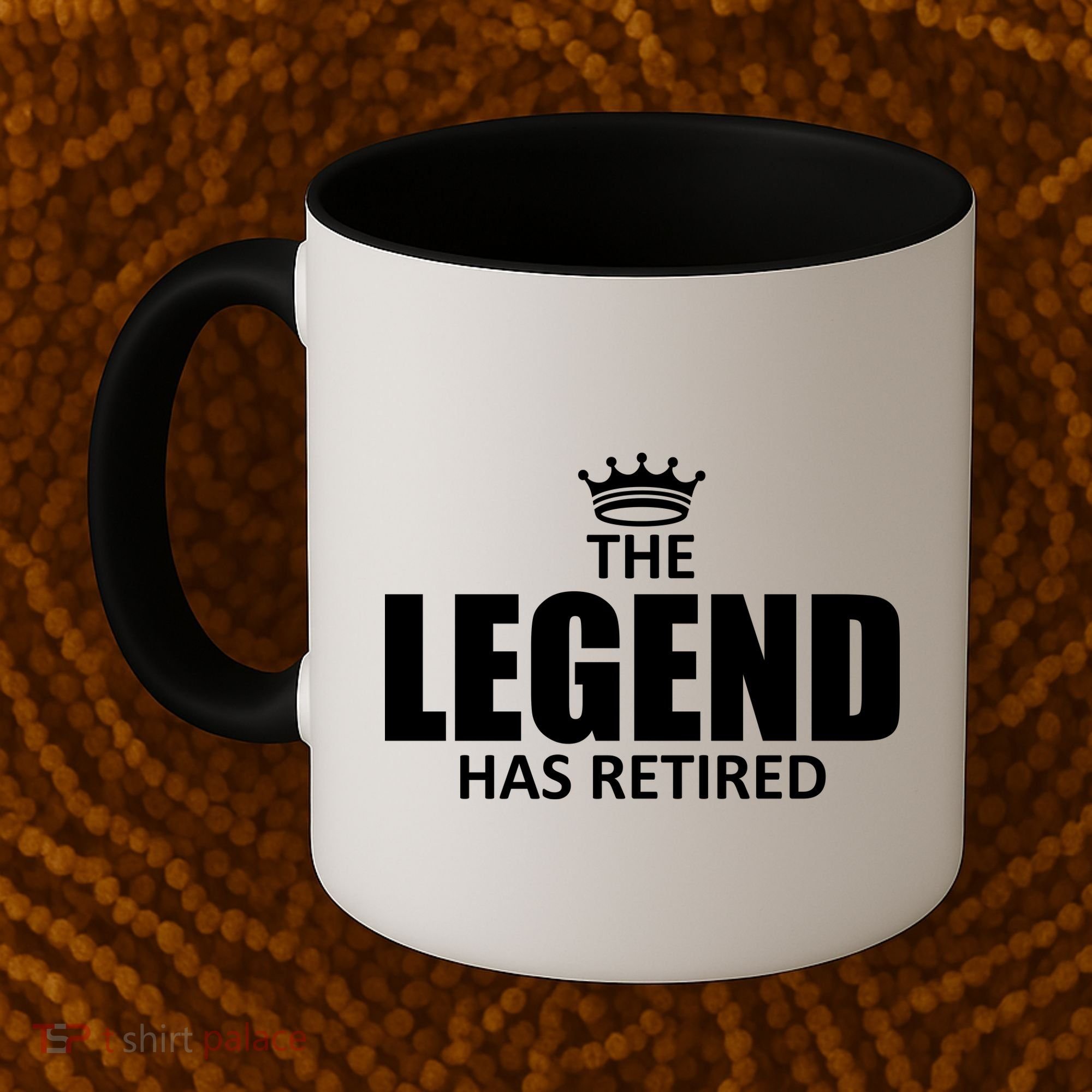 The Legend Has Retired Crown Coffee Mug