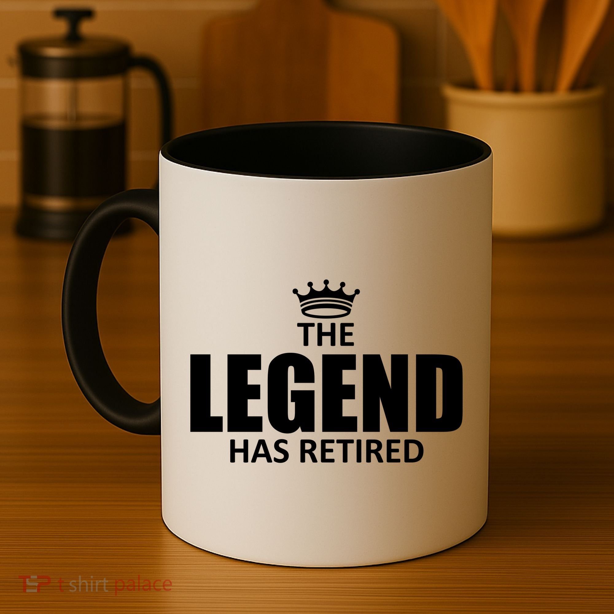 The Legend Has Retired Crown Coffee Mug