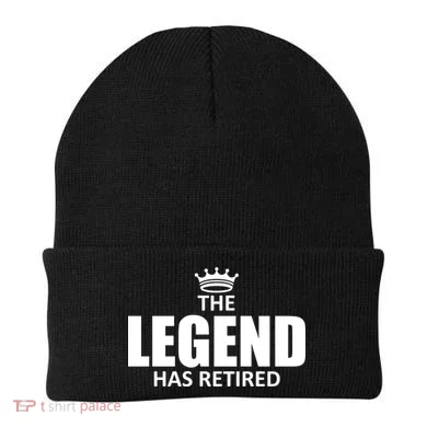 The Legend Has Retired Crown Beanie