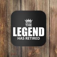 The Legend Has Retired Crown Coaster thumb 0