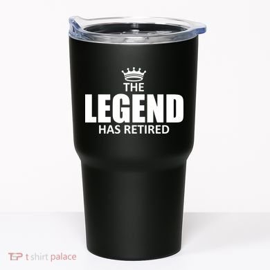 The Legend Has Retired Crown Tumbler