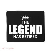 The Legend Has Retired Crown Mousepad thumb 0