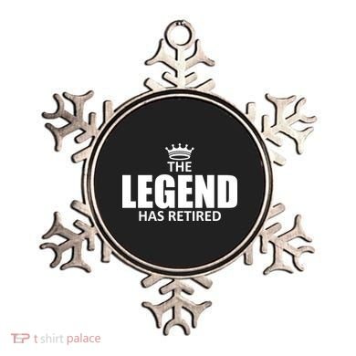 The Legend Has Retired Crown Ornament
