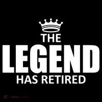 The Legend Has Retired Crown Ornament thumb 1