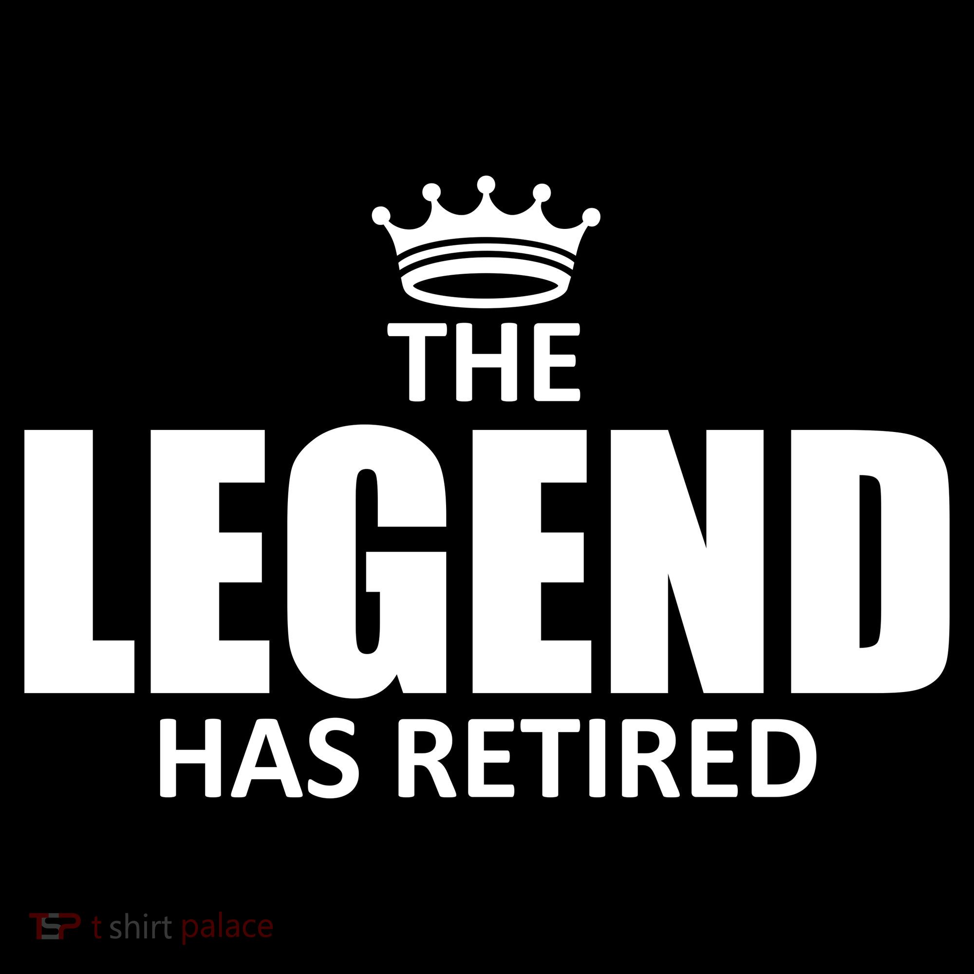 The Legend Has Retired Crown Ornament