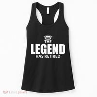 The Legend Has Retired Crown Women's Tank Top thumb 0