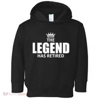 The Legend Has Retired Crown Toddler Hoodie thumb 0