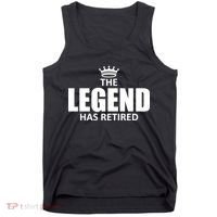 The Legend Has Retired Crown Tank Top thumb 0