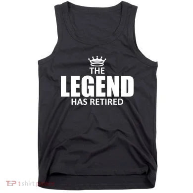 The Legend Has Retired Crown Tank Top