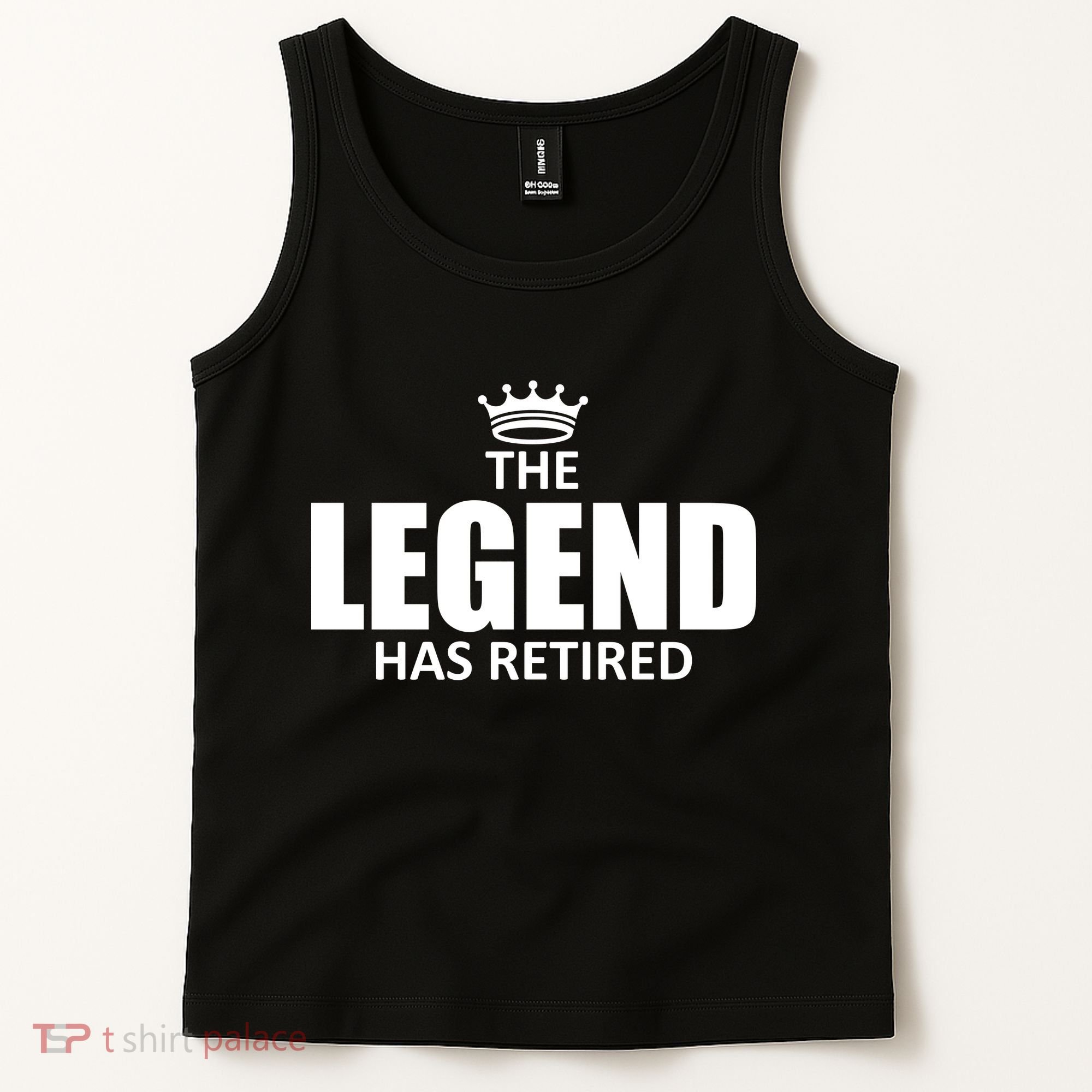 The Legend Has Retired Crown Tank Top