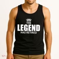 The Legend Has Retired Crown Tank Top thumb 3
