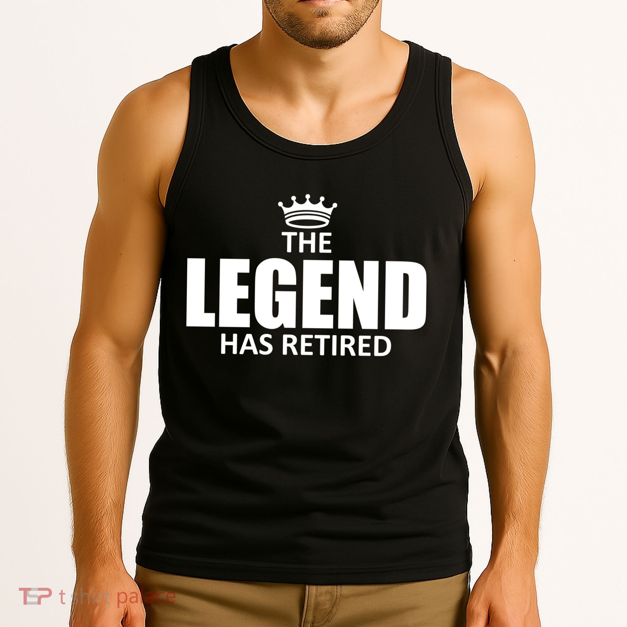 The Legend Has Retired Crown Tank Top