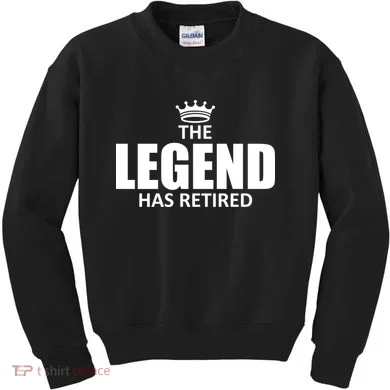The Legend Has Retired Crown Kids Sweatshirt