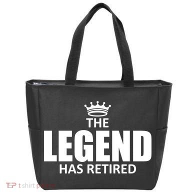The Legend Has Retired Crown Tote Bag