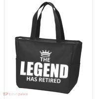 The Legend Has Retired Crown Tote Bag thumb 3