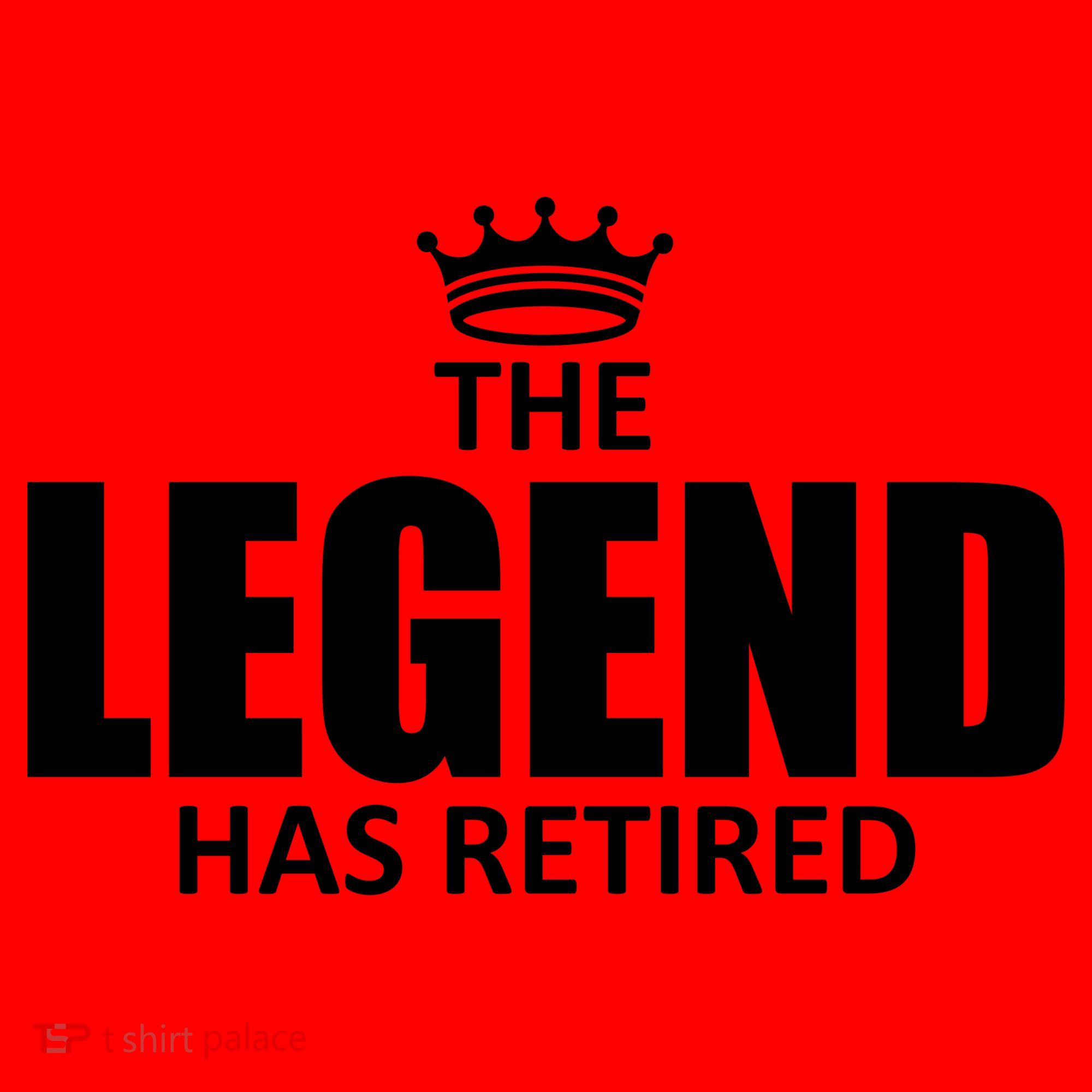 The Legend Has Retired Crown Santa Hat