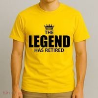 The Legend Has Retired Crown T-Shirt thumb 3