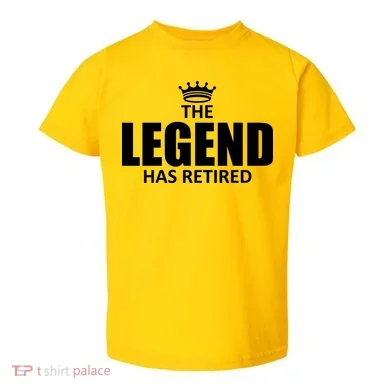 The Legend Has Retired Crown Toddler T-Shirt