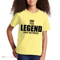 The Legend Has Retired Crown Kids T-Shirt thumb 2