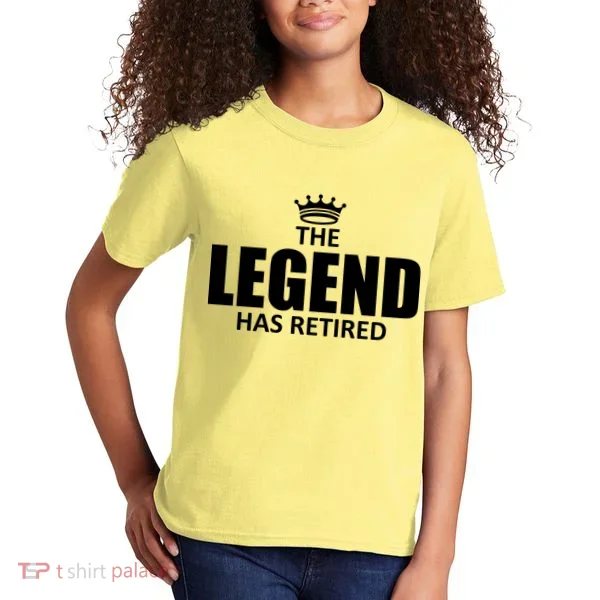 The Legend Has Retired Crown Kids T-Shirt