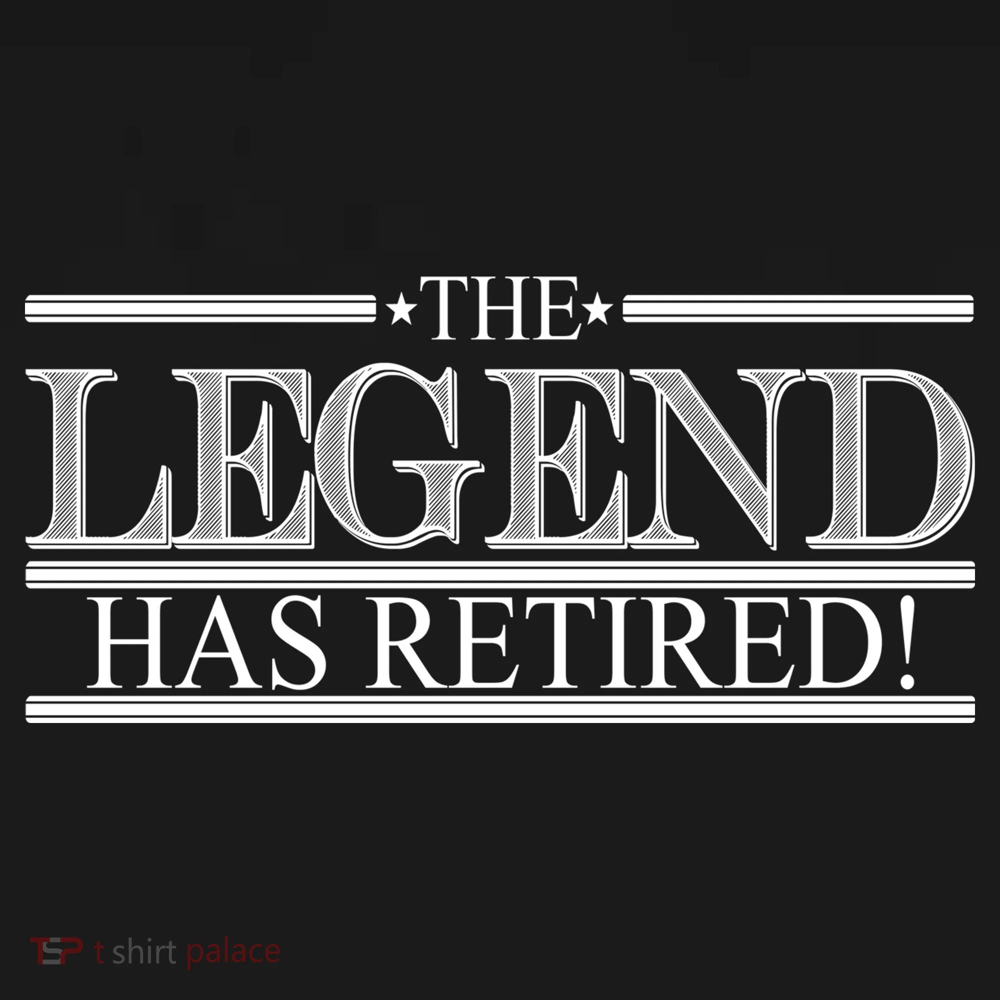The Legend Has Retired! Funny Retirement  Doggie Tank