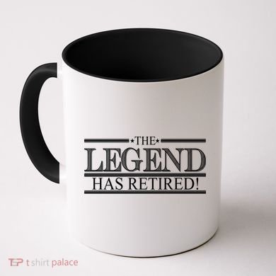 The Legend Has Retired! Funny Retirement  Coffee Mug