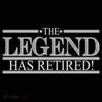 The Legend Has Retired! Funny Retirement  Women's Hoodie thumb 2