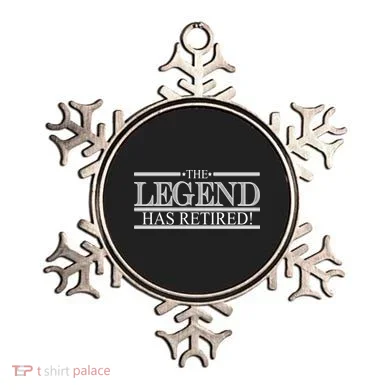 The Legend Has Retired! Funny Retirement  Ornament