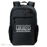 The Legend Has Retired! Funny Retirement  Backpack thumb 0