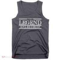 The Legend Has Retired! Funny Retirement  Tank Top thumb 0