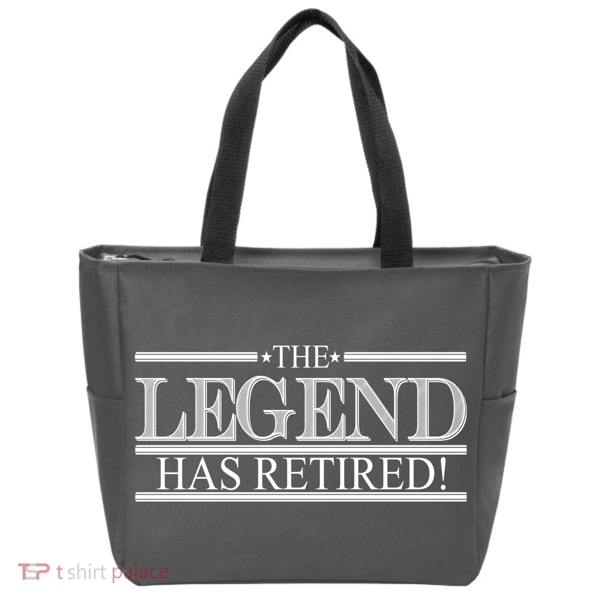 The Legend Has Retired! Funny Retirement  Tote Bag